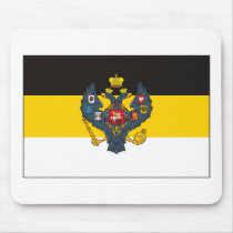 Russian Empire Flag (light) Mousepad by FlagTshirts Russian Empire Flag (light) Mousepad