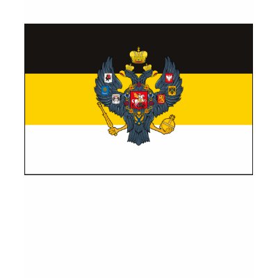 Russian Empire Flag T-shirt by FlagTshirts