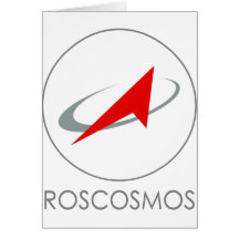 Russian Federal Space Agency: Roscosmos Роскосмос Greeting Cards