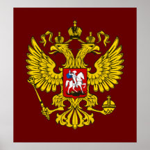 Russian Federation Eagle Poster