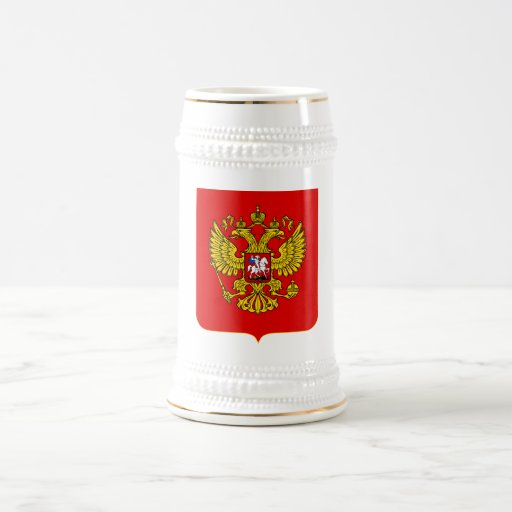 Russian Federation Official Coat Of Arms Heraldry Mugs
