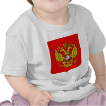 Russian Federation Official Coat Of Arms Heraldry t-shirts