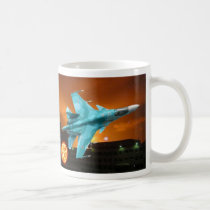 Russian fighter coffee cup mugs