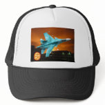 russian fighter jet mig-39 mesh hat