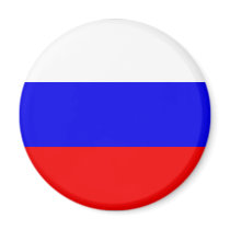 Russian flag magnet