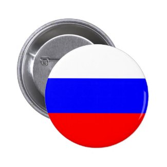 Russian Flag Pinback Buttons