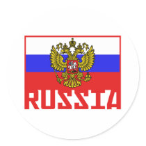 Russian Flag Sticker