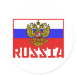 Russian Flag Sticker