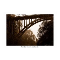 Russian Gulch Bridge #1 posters