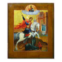 "Russian Icon: St. George and the Dragon" posters
