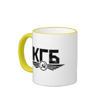 Russian KGB Emblem Mug