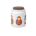 Russian Matroyshka Adoption Gift candy jars