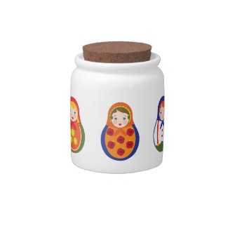 Russian Matroyshka Adoption Gift candyjar