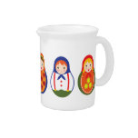 Russian Matroyshka Adoption Gift pitchers