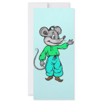Russian Mouse Customized Rack Card