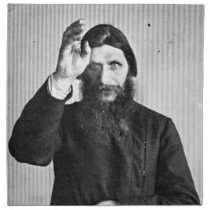 Russian Mystic Grigori Yefimovich Rasputin Printed Napkins