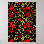 Russian national pattern print