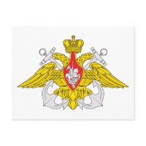Russian Navy Postcard by FlagTshirts Russian Navy Postcard