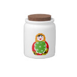 Russian nesting doll candy jar