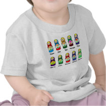 Russian Nesting Doll (Matryoshka) T-shirts
