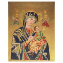 Russian Orthodox Icon - Virgin Mary and baby Jesus flyers