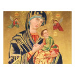 Russian Orthodox Icon - Virgin Mary and baby Jesus Announcements