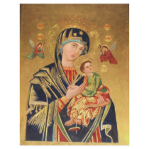 Russian Orthodox Icon - Virgin Mary and baby Jesus letterhead