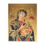 Russian Orthodox Icon - Virgin Mary and baby Jesus postcards