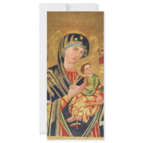 Russian Orthodox Icon - Virgin Mary and baby Jesus rack cards