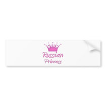 Russian Princess Bumper Sticker
