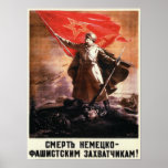 Russian Propaganda Poster from WWII