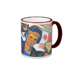 Russian Propaganda USSR USA Nuke Coffee Mugs