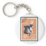 Russian Space Dogs 1966 Cosmos 110 Key Chain