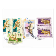 Russian stamps post cards