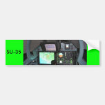 RUSSIAN SU-35 COCKPIT BUMPER STICKERS