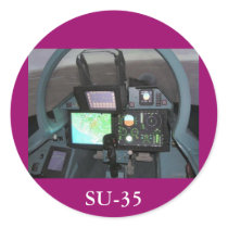 RUSSIAN SU-35 COCKPIT stickers