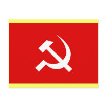 Russian USSR Hammer & Sickle Flag postcards by Dogwing Russian USSR Hammer & Sickle Flag postcards