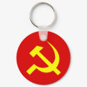 Russian USSR Hammer & Sickle Keychain by Dogwing Russian USSR Hammer & Sickle Keychain