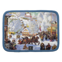 Russian Village in the Winter Planners