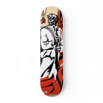 Russian WWII Soldier skateboards