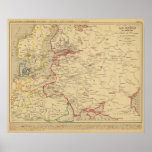 Russie, Pologne, Suede, Norwege, Danemarck en 1840 Posters