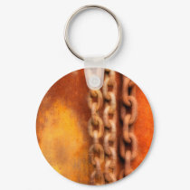 Rust and Chains Keychain by BCImages Rust and Chains Keychain