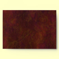 Rust Brown Marble Envelope