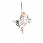 Rust Cable Tribal Cut Outs