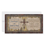 Rust Cross Photo Card