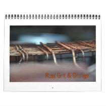 Rust Grit & Grunge Wall Calendars