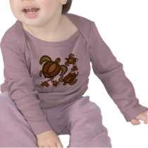 Rust Turtles 2-Sided Infant Longsleeve