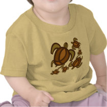 Rust Turtles 2-Sided Infant T-Shirt