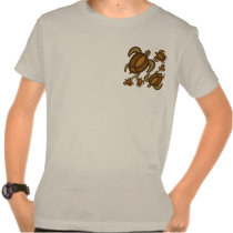 Rust Turtles 2-Sided Kids' Shirts