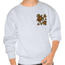 Rust Turtles 2-Sided Kids' Sweatshirts